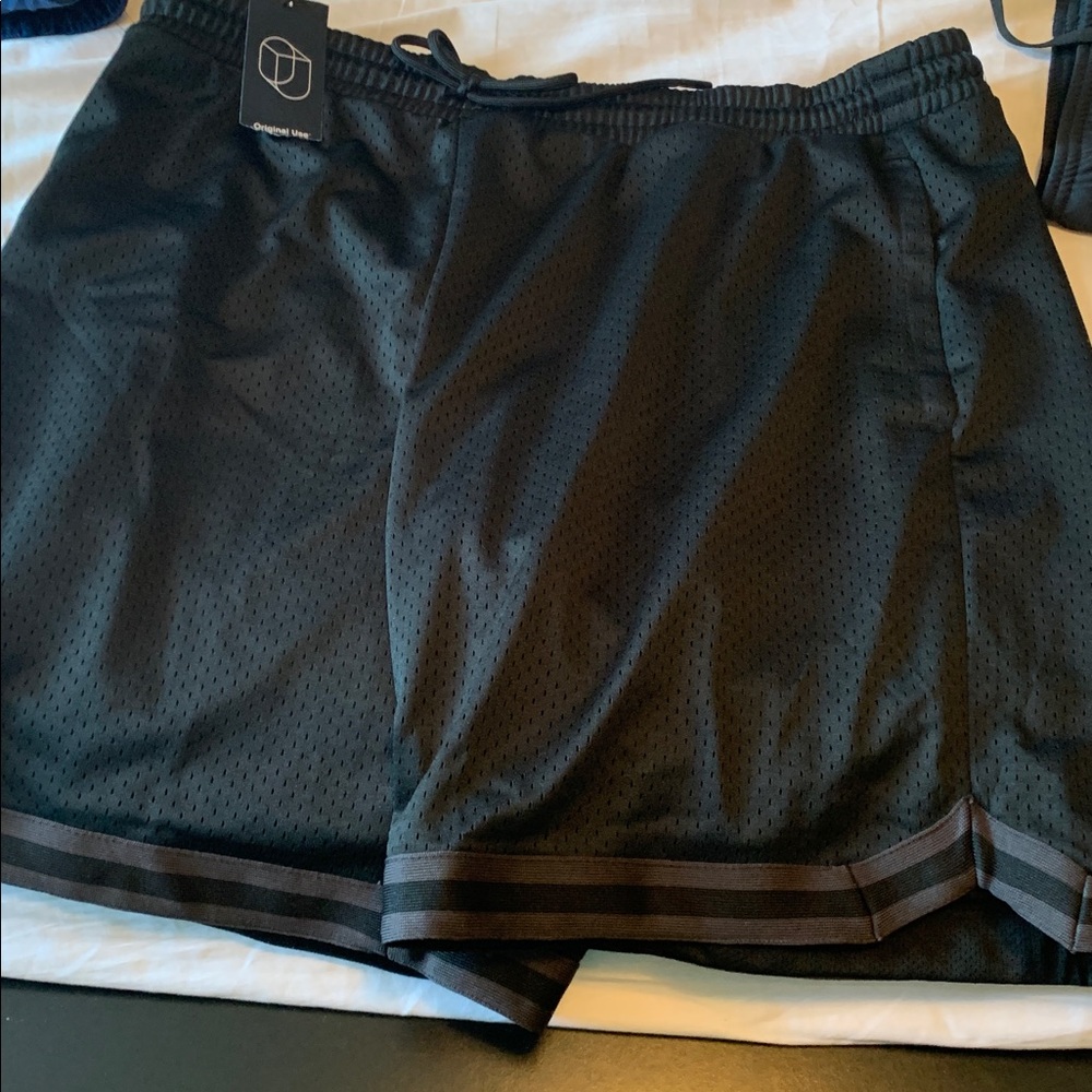 Black Athletic Shorts new never worn  original use brand